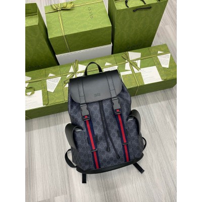 Gucci Backpack in Black GG Supreme Canvas GGBS10004