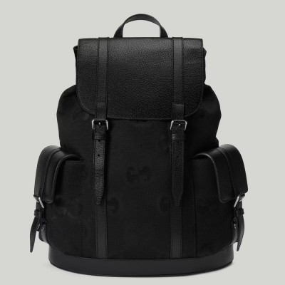 Gucci Backpack in Black Jumbo GG Canvas GGBS10005