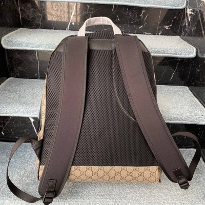 Gucci Backpack in GG Supreme Canvas with Web GGBS10008