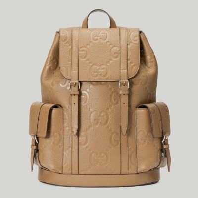 Gucci Backpack in Taupe Jumbo GG Leather GGBS10009