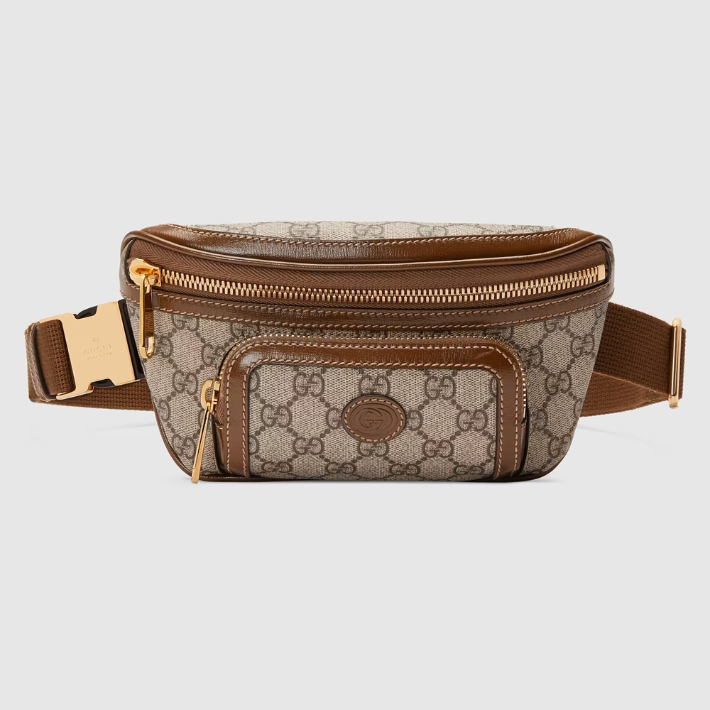 Gucci Belt Bag in Beige GG Supreme with Interlocking G GGBS10068