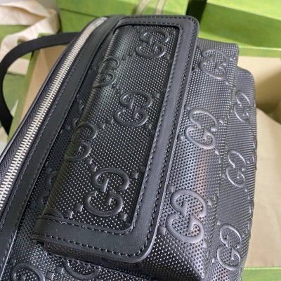 Gucci Belt Bag in Black GG Embossed Perforated Leather GGBS10072