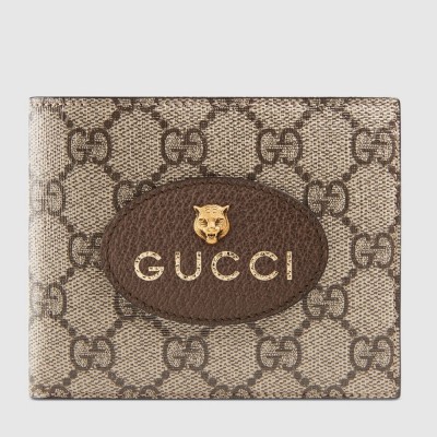 Gucci Bi-fold Wallet In Neo Vintage GG Supreme Canvas GGBS10977