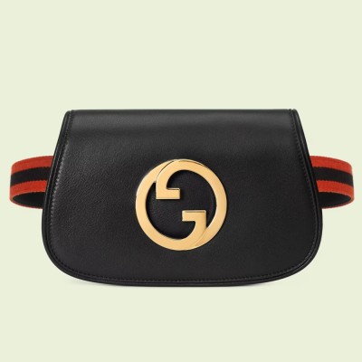 Gucci Blondie Belt Bag in Black Leather GGBS10090