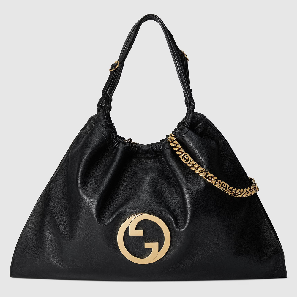 Gucci Blondie Large Tote Bag in Black Calfskin GGBS10879