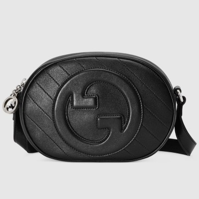 Gucci Blondie Mini Shoulder Bag in Black Calfskin GGBS10115