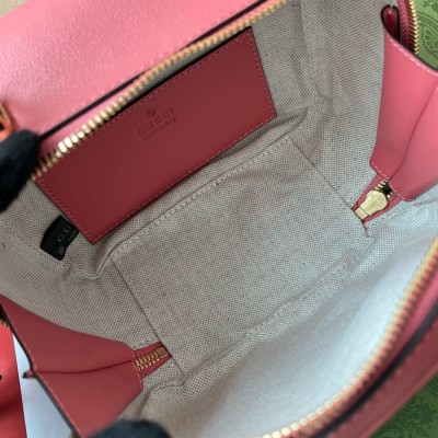 Gucci Blondie Mini Top Handle Bag in Pink Leather GGBS10129