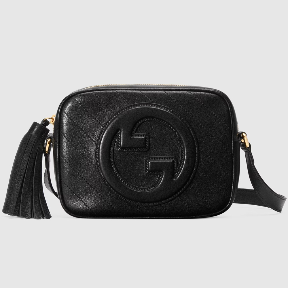 Gucci Blondie Small Camera Bag in Black Calf Leather GGBS10103