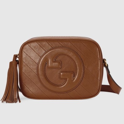 Gucci Blondie Small Camera Bag in Brown Calf Leather GGBS10104