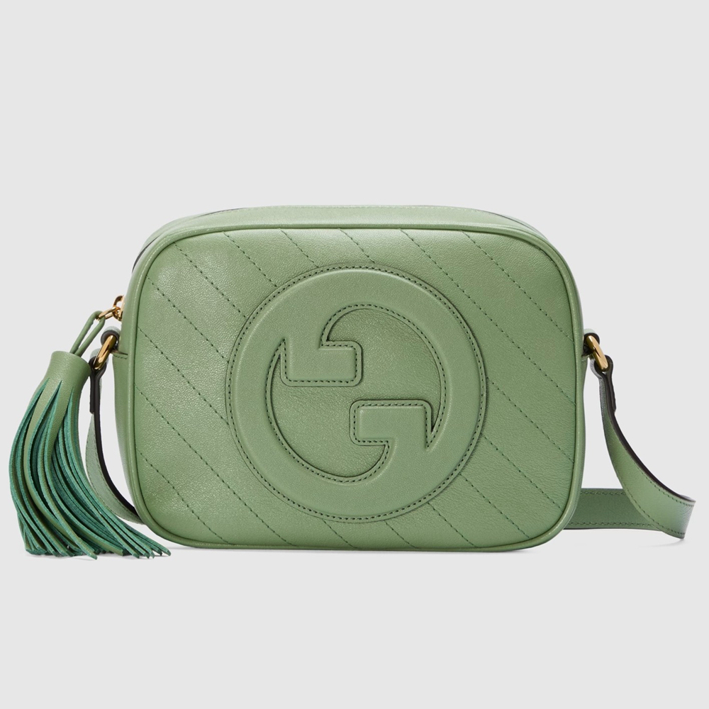 Gucci Blondie Small Camera Bag in Green Calf Leather GGBS10105