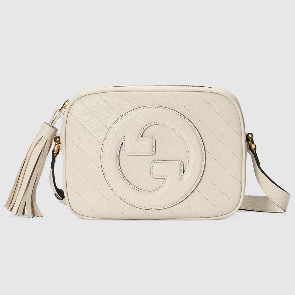 Gucci Blondie Small Camera Bag in White Calf Leather GGBS10110