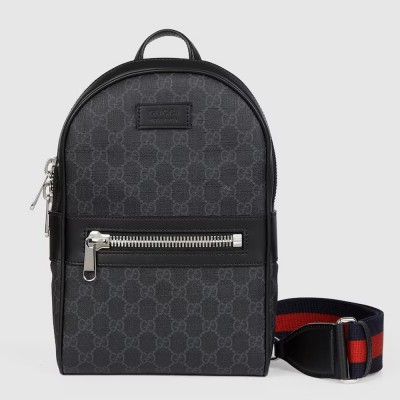 Gucci Crossbody Bag in Black GG Supreme Canvas GGBS10156