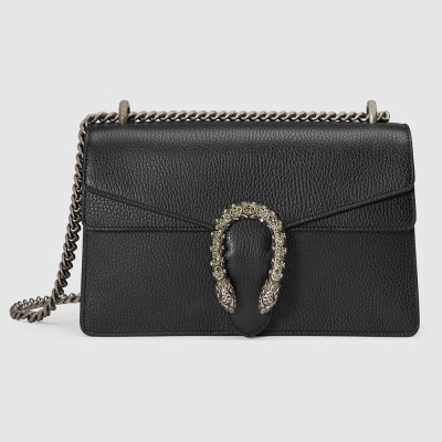 Gucci Dionysus Small Shoulder Bag in Black Calfskin GGBS10229