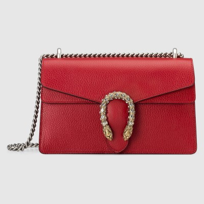 Gucci Dionysus Small Shoulder Bag in Red Calfskin GGBS10241