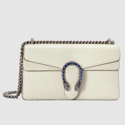 Gucci Dionysus Small rectangular Bag in White Leather GGBS10214