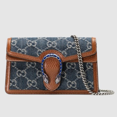 Gucci Dionysus Super Mini Bag in GG Washed Denim GGBS10640