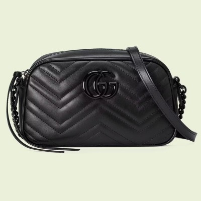 Gucci GG Marmont Small Camera Bag with Black Hardware GGBS10300