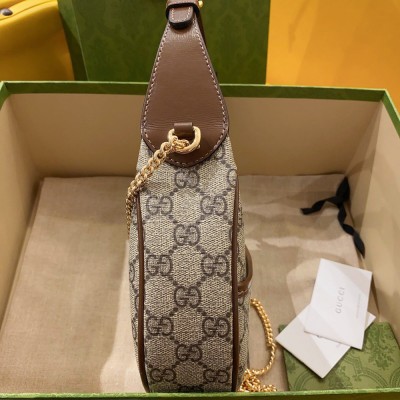 Gucci Half Moon Mini Bag in GG Supreme with Interlocking G GGBS10442