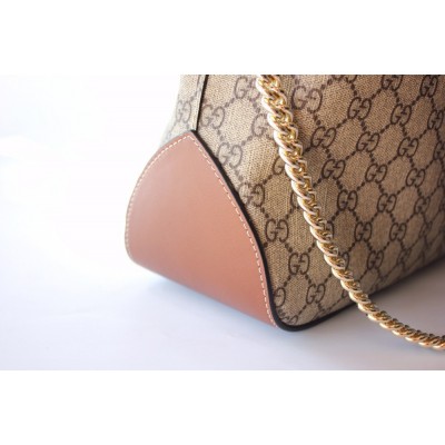 Gucci Hobo Bag In Beige GG Supreme Canvas GGBS10470