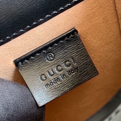 Gucci Horsebit 1955 Mini Bag in Black Calfskin GGBS10477