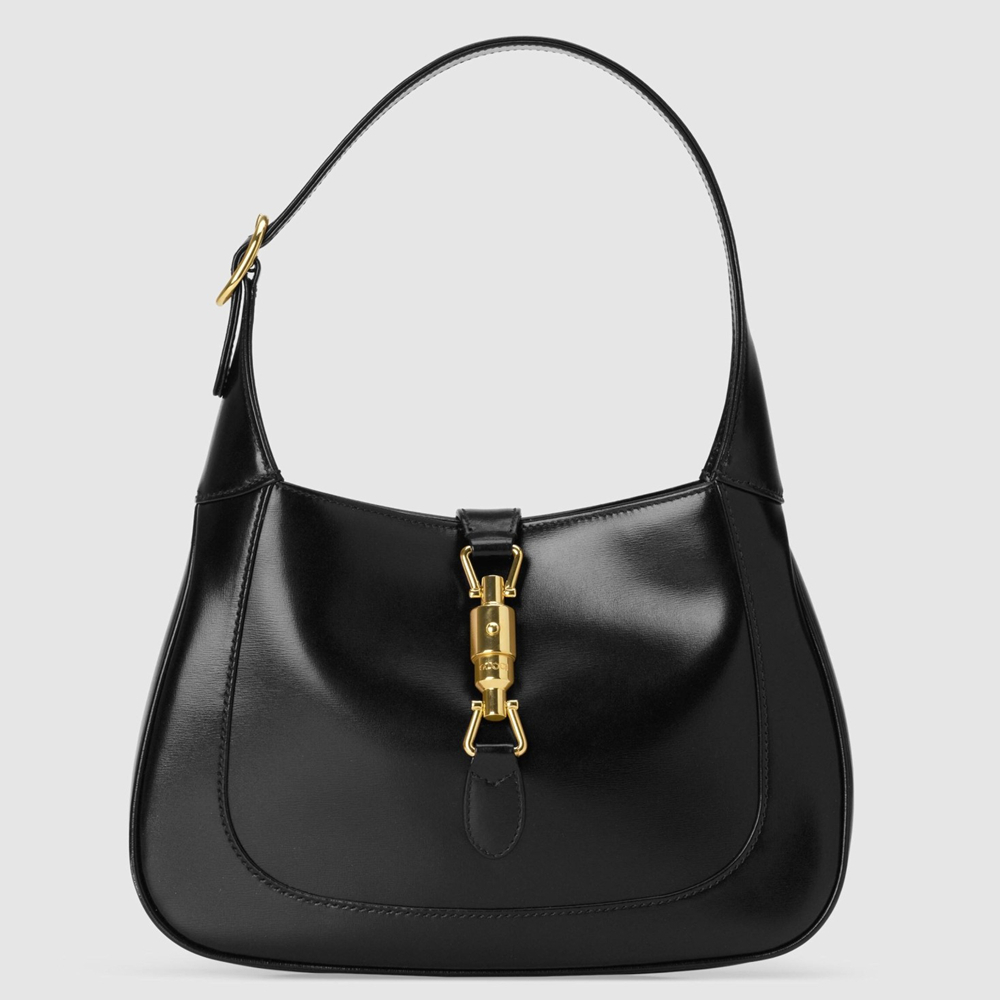 Gucci Jackie 1961 Small Hobo Bag in Black Leather GGBS10534