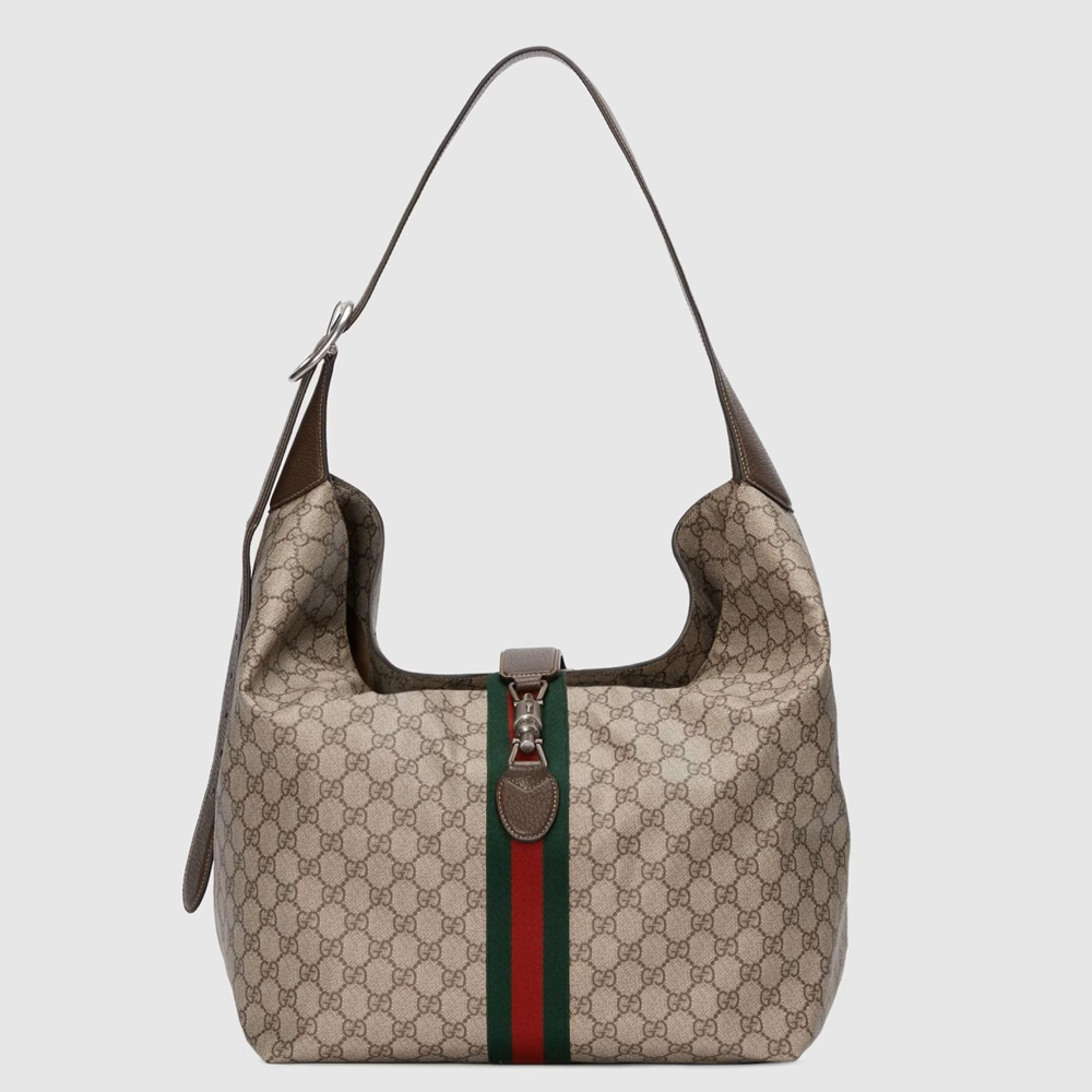 Gucci Jackie 1961 Small Shoulder Bag in GG Supreme Canvas GGBS10552