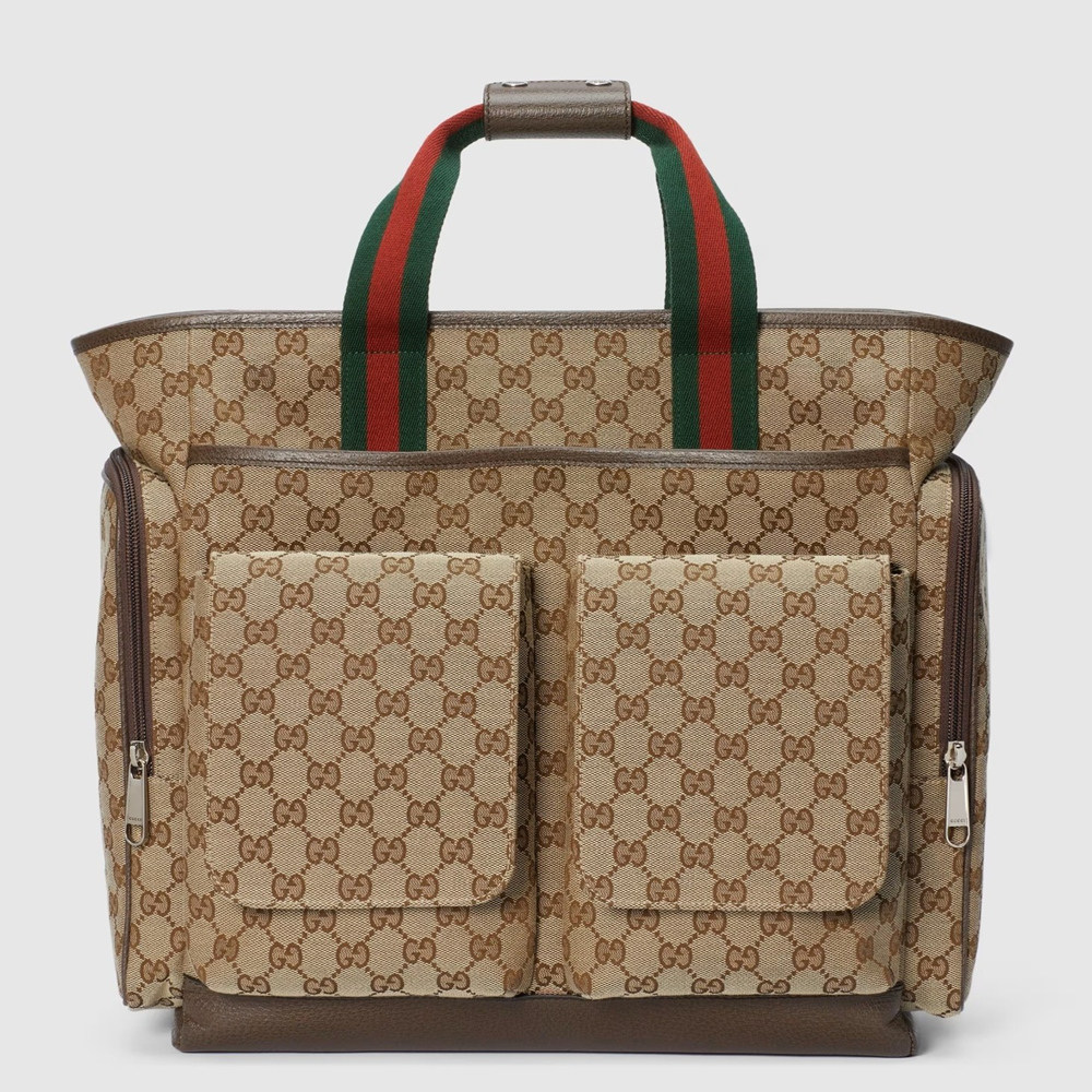 Gucci Medium Diaper Bag in Original GG Canvas GGBS10049