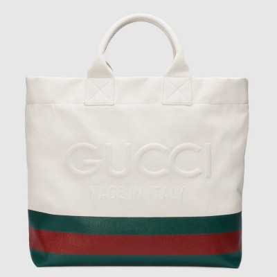 Gucci Medium Tote Bag in Canvas with Embossed Detail GGBS10902