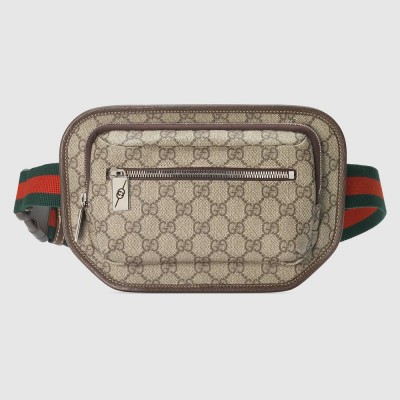 Gucci Men's Blet Bag in Beige GG Supreme Canvas GGBS10443