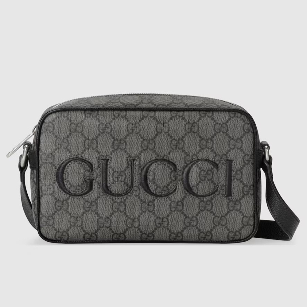 Gucci Mini messenger Bag in Grey GG Supreme Canvas GGBS10588