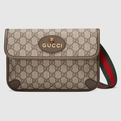 Gucci Neo Vintage Belt Bag in Beige GG Supreme Canvas GGBS10087