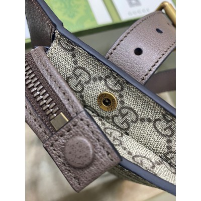 Gucci Ophidia GG Belt Bag In Beige GG Supreme Canvas GGBS10672