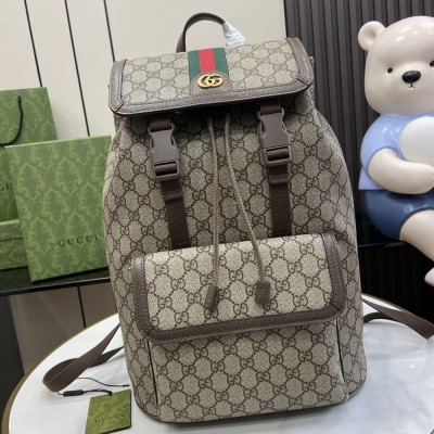 Gucci Ophidia GG Large Backpack in Beige GG Supreme Canvas GGBS10034