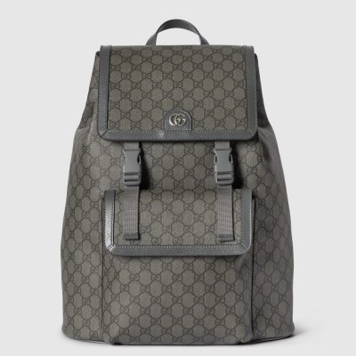 Gucci Ophidia GG Large Backpack in Grey GG Supreme Canvas GGBS10036