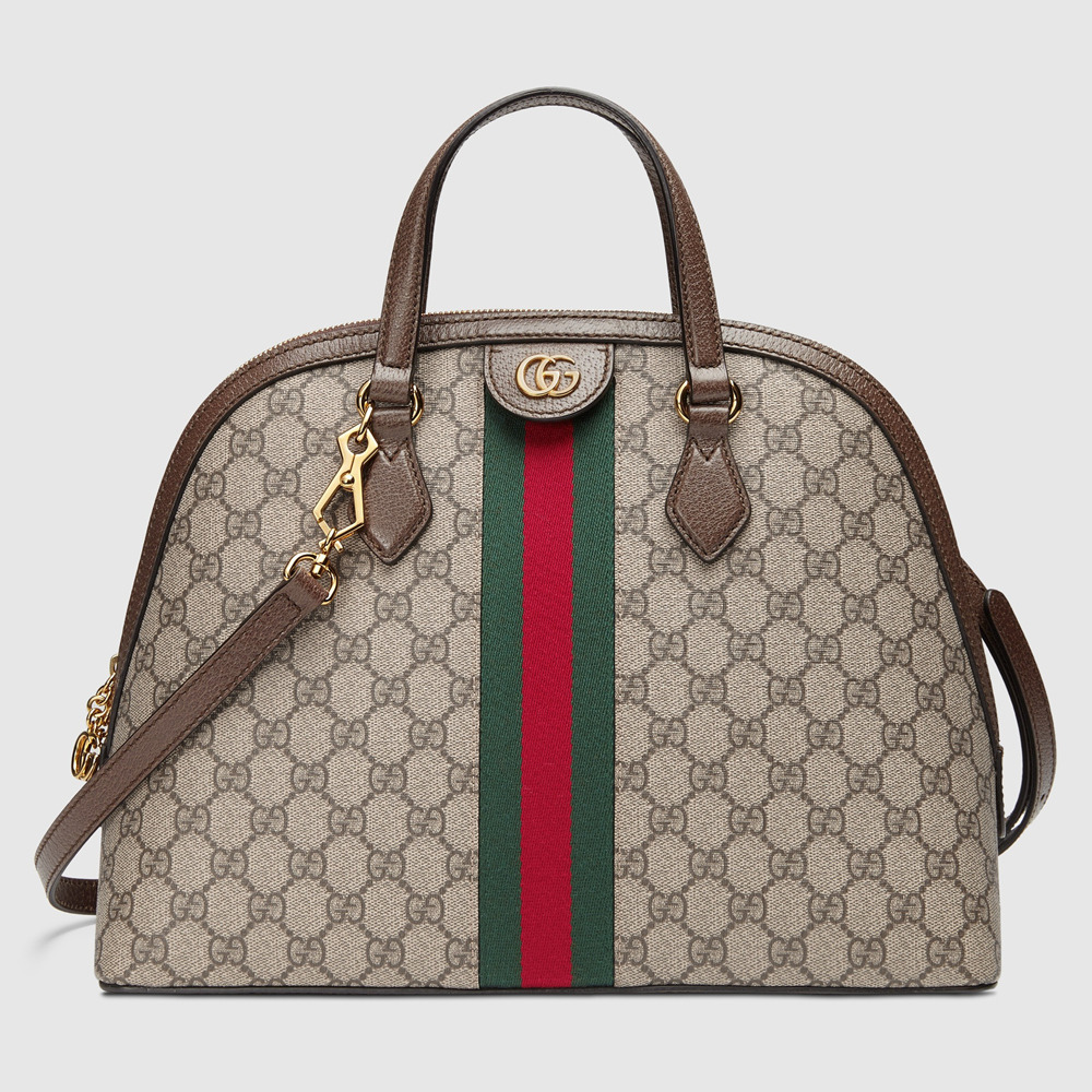 Gucci Ophidia GG Medium Top Handle Bag in Supreme Canvas GGBS10713