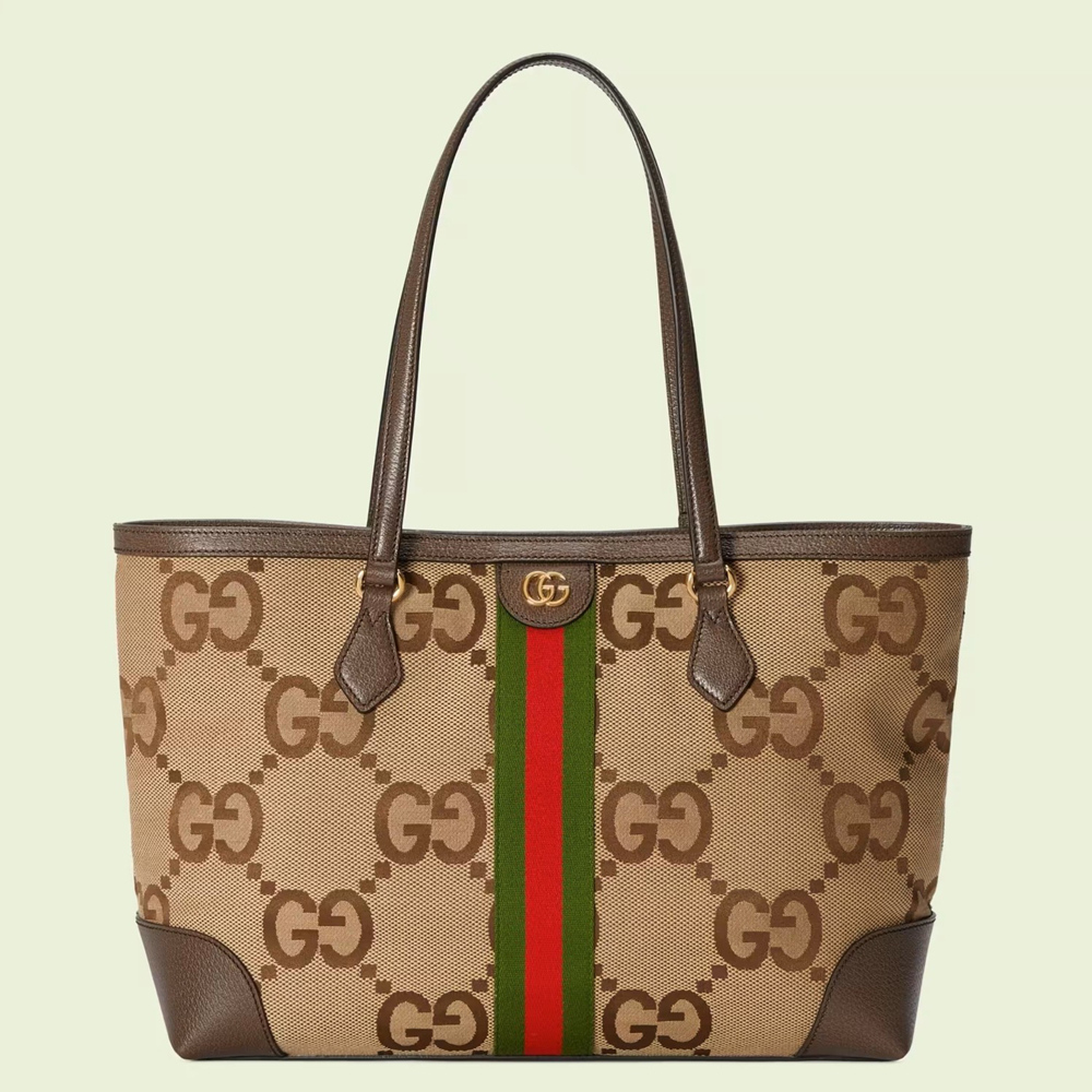 Gucci Ophidia GG Medium Tote Bag in Jumbo GG Canvas GGBS10731