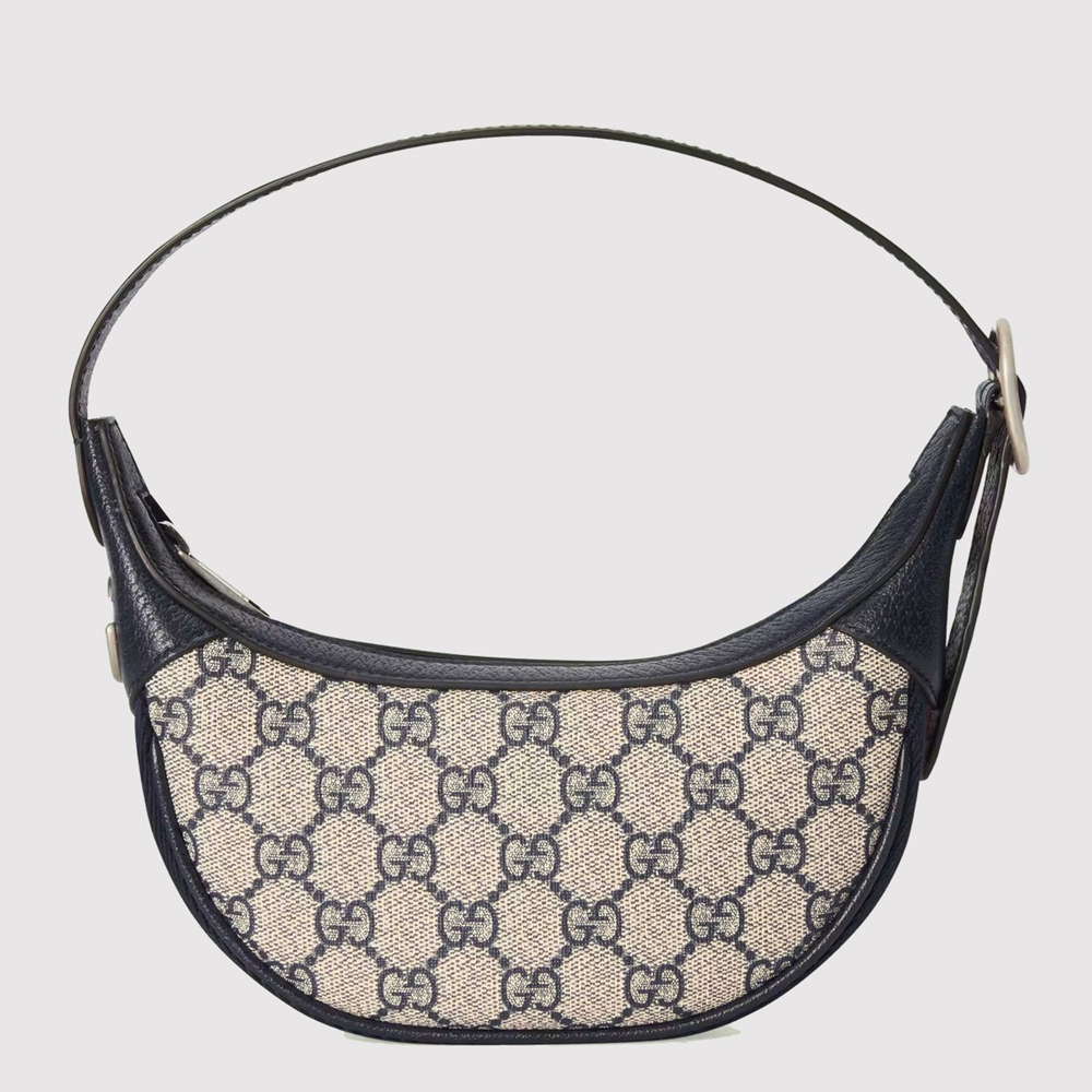 Gucci Ophidia GG Mini Hobo Bag in Blue Supreme Canvas GGBS10616