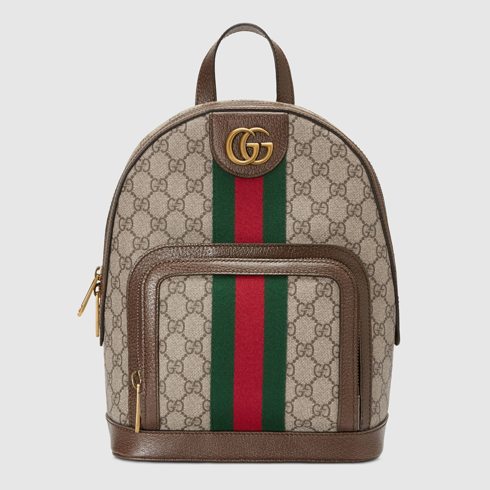 Gucci Ophidia GG Small Backpack in Beige Supreme Canvas GGBS10041