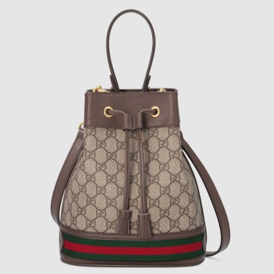 Gucci Ophidia GG Small Bucket Bag in Beige Supreme Canvas GGBS10679