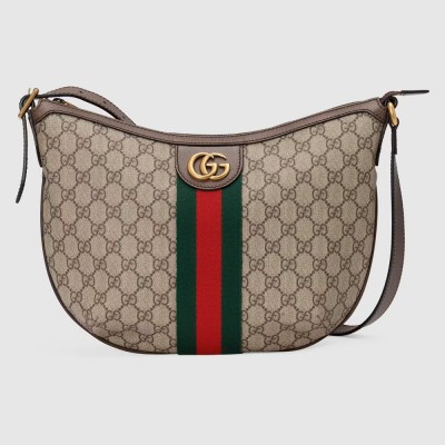 Gucci Ophidia GG Small Crossbody Bag in Beige Supreme Canvas GGBS10160