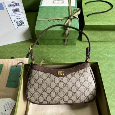 Gucci Ophidia GG Small Handbag in Beige GG Supreme Canvas GGBS10457