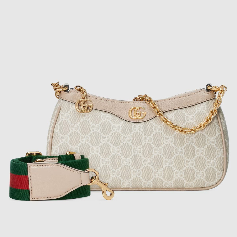 Gucci Ophidia GG Small Handbag in White GG Canvas GGBS10689