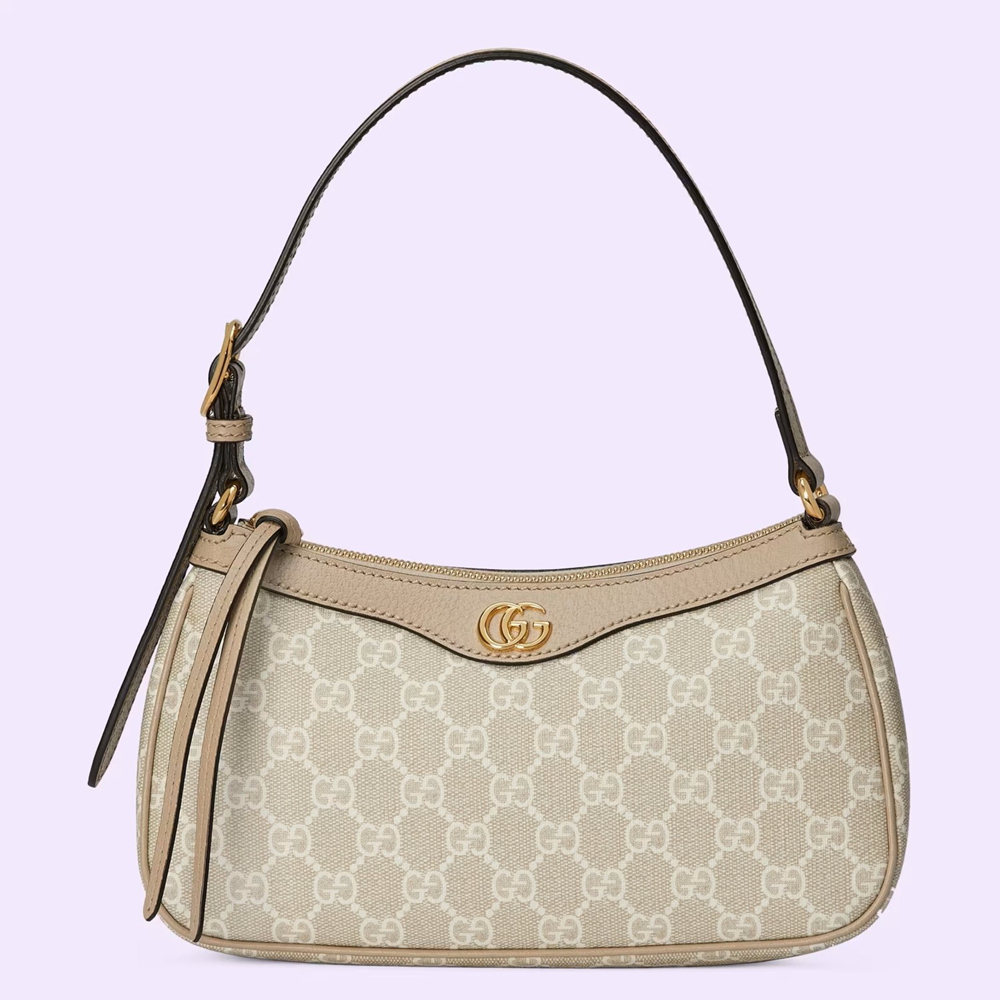 Gucci Ophidia GG Small Handbag in White GG Supreme Canvas GGBS10459