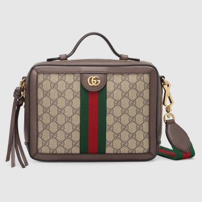 Gucci Ophidia GG Small Handle Bag in Supreme Canvas GGBS10460