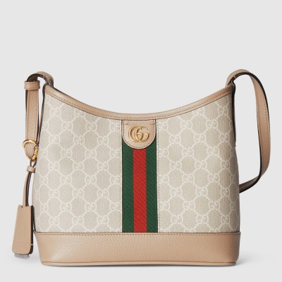 Gucci Ophidia GG Small Shoulder Bag in White GG Canvas GGBS10704