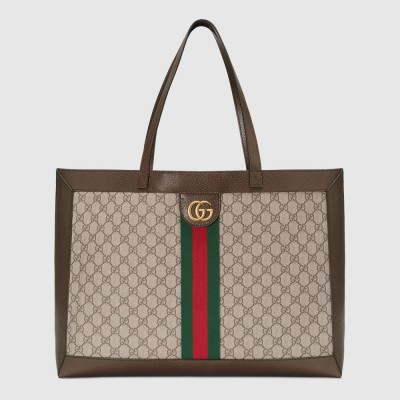 Gucci Ophidia Tote Bag in Beige GG Supreme Canvas GGBS10878