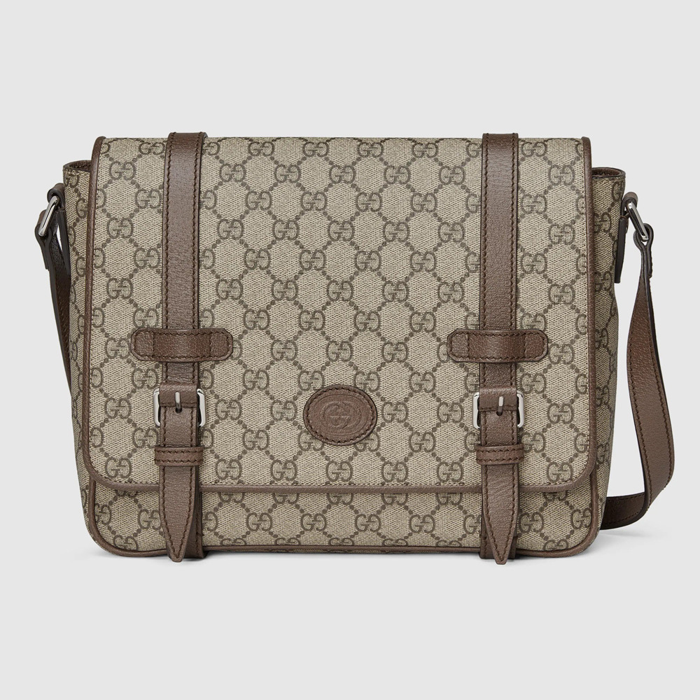 Gucci Original Messenger Bag in Beige GG Supreme Canvas GGBS10594